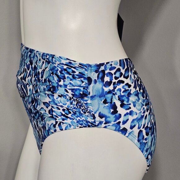 La Blanca Aquatic Nature Shirred Band Hipster Bikini Bottom - Picture 3 of 8